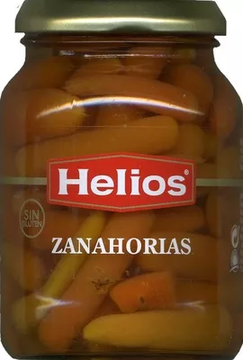 Zanahorias Helios 340 g (neto), 220 g (escurrido), code 8410095107430