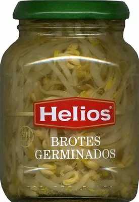 Brotes germinados Helios, Dulces y Conservas Helios S.A. 340 g (neto), 150 g (escurrido), 370 ml, code 8410095107454