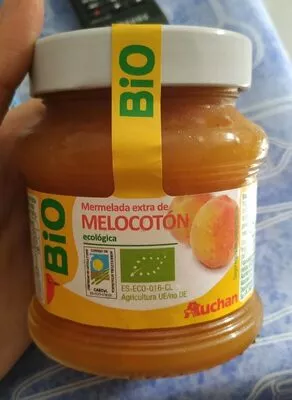 mermelada melocotón bio Auchan , code 8410095506448