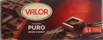 Chocolate puro 52% cacao Valor 300 g, code 8410109000023