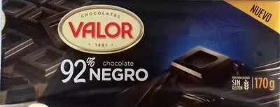 Chocolate negro sin gluten Valor 170 g, code 8410109113020