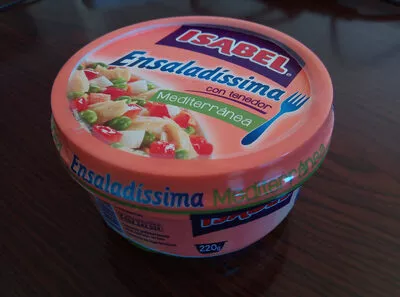 Ensaladíssima mediterránea con hortalizas y atún Isabel 220g, code 8410111005580