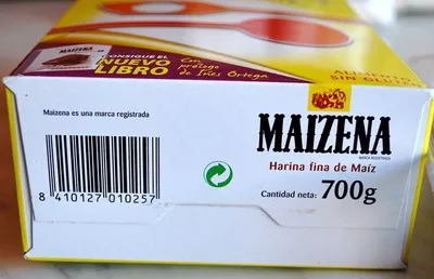 Harina fina de Maiz Maizena 700g, code 8410127010257