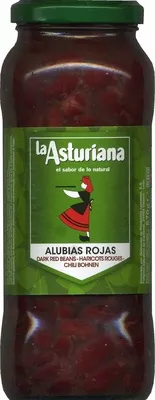 Alubias rojas La Asturiana 570 g (neto), 400 g (escurrido), 580 ml, code 8410133129813