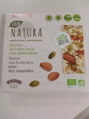 Barritas de frutos secos con almendras  , code 8410148507897