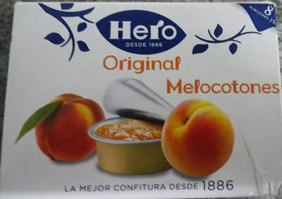 Confitura de melocotón Hero 200g ℮ (8 porciones de 25g), code 8410175013217