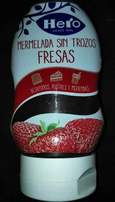 Mermelada de fresa sin trozos Hero 350 g, code 8410175032881