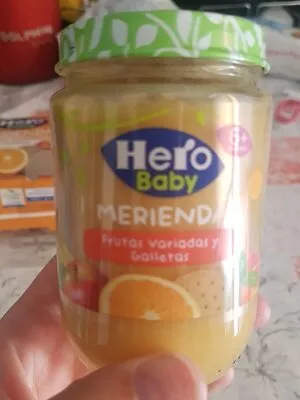 Merienda frutas variadas y galletas Hero baby , code 8410175033239