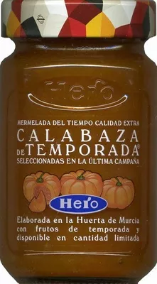 Mermelada de calabaza "Hero" Temporada Hero 350 g, code 8410175043498