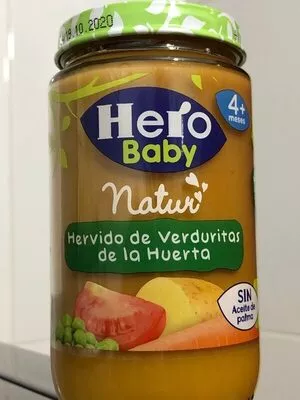 Hervido de verduras de la huerta Hero baby , code 8410175050823