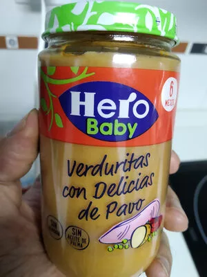 Verduritas con delicias de pavo Hero Baby 235 g, code 8410175052421