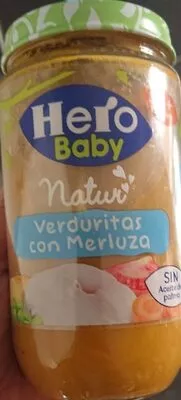 Natur verduritas con merluza Hero baby , code 8410175056597