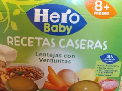 Recetas caseras lentejas con verduritas Hero baby , code 8410175056634