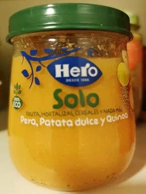 Hero Solo Pera, patata dulce y Quinoa Hero 120 g, code 8410175071965