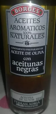 Aceite de oliva con aceitunas negras Borges , code 8410179000022