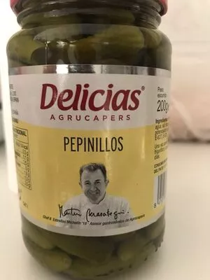 Pepinillos delicias 200 g, code 8410182450111