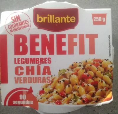 Benefit legumbres chía verduras Brillante 250 g, code 8410184033862