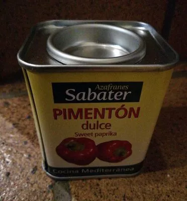 Pimenton Dolce (páprica) Azafranes Sabater , code 8410186102184