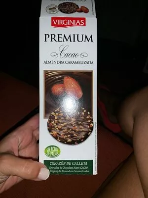 Premium galleta de cacao con almendra caramelizada Virginias , code 8410196051205