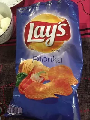 Chips au paprika Lay's 170 g, code 8410199006158