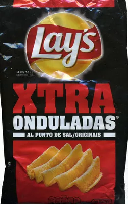 Xtra onduladas al punto de sal sin gluten Lay's 147 g, code 8410199008633