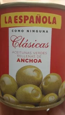 Aceitunas clasicas anchoa La Española , code 8410226011117