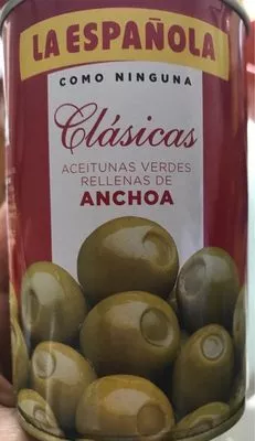 Aceites verdes rellenas de anchoa La Española , code 8410226011544