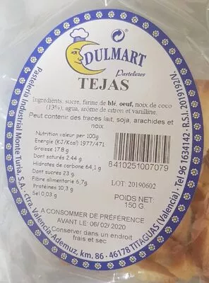 TEJAS dulmart 150 g, code 8410251007079