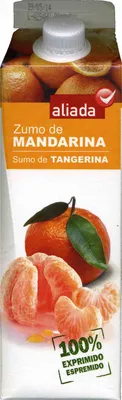 Zumo de mandarina exprimido refrigerado "Aliada" Aliada 1 l, code 8410261593838