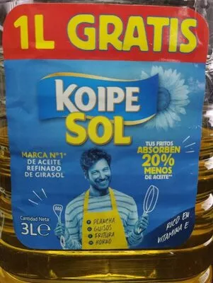 Aceite Refinado de Girasol koipe , code 8410270256083