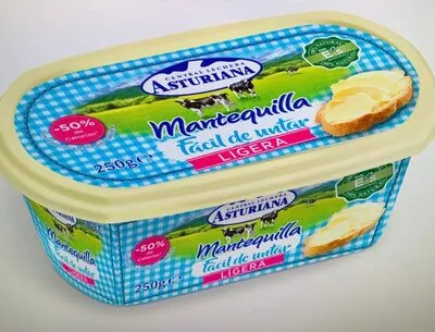 Mantequilla fácil de untar ligera Central Lechera Asturiana 250g, code 8410297132223