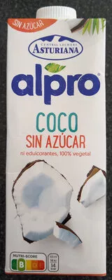 leche de coco sin azúcar Asturiana 1 l, code 8410297162121