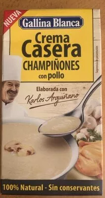 Crema Casera Champiñones con Pollo gallina blanca , code 8410300362777