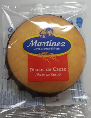 Discos de cacao Martínez 55g, code 8410303037450