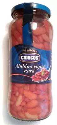 Alubias rojas extra Cidacos 580 g neto, 400 g escurrido, 580 ml, code 8410313315821