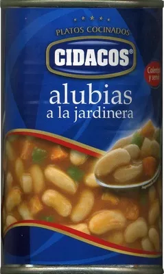 Alubias a la jardinera Cidacos 420 g (neto), 425 ml, code 8410313431811