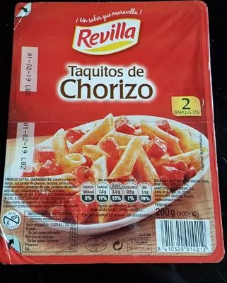 Taquitos de Chorizo Revilla 200 g, code 8410320014212