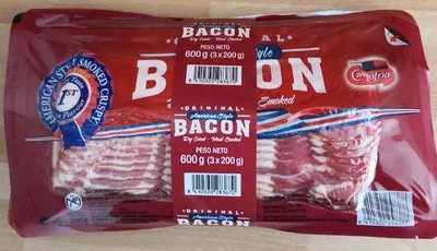 Bacon fumé  600 g, code 8410320283670