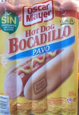 Hot dog bocadillo pavo Oscar Mayer 275 g, code 8410320295635