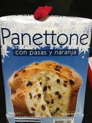 Panettone con pasas y naranja Panettone di Giuseppe 500 g, code 8410331200154