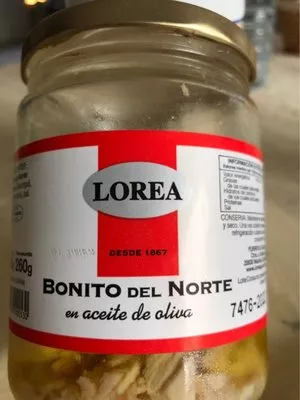 Bonito del norte en aceite de oliva Lorea , code 8410333000530