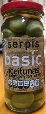 Aceitunas en salmuera con hueso Serpis , code 8410344700146