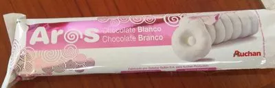 Aros chocolate blanco Auchan , code 8410376038149