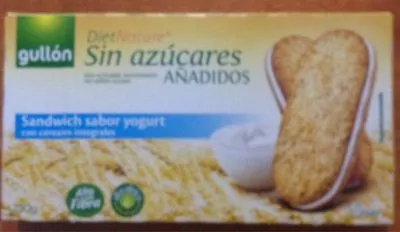 Galletas sandwich sabor yogurt sin azúcares añadidos Gullón 220 g, code 8410376042481