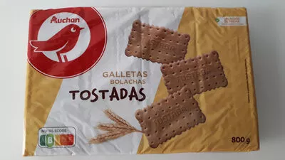 Galletas Tostadas Auchan 800 g (4 x 200 g), code 8410376044904