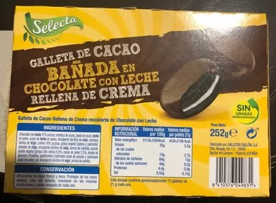 Galleta de cacao Gullón 252 g, code 8410376049831