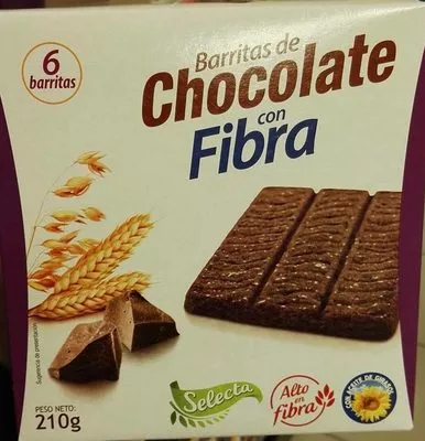 Barrita de chocolate con fibra Selecta Selecta, Gullón 210 g, code 8410376049992