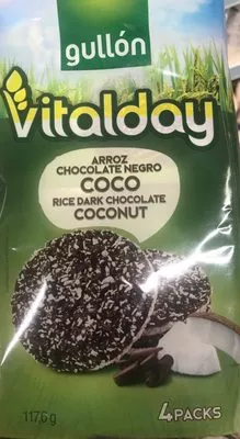 Vitalday arroz chocolate negro y coco Gullon , code 8410376053197