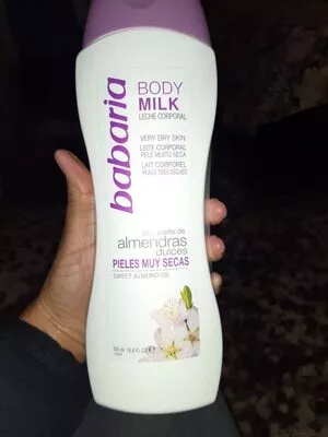 Body milk almendras Babaria , code 8410412020138