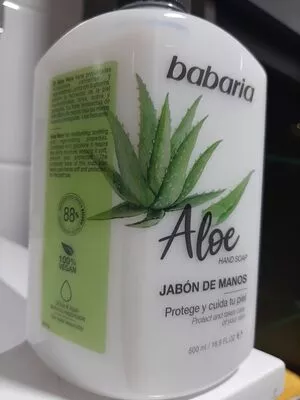 Jabon de manos aloe vera babaria 500 ml, code 8410412027045